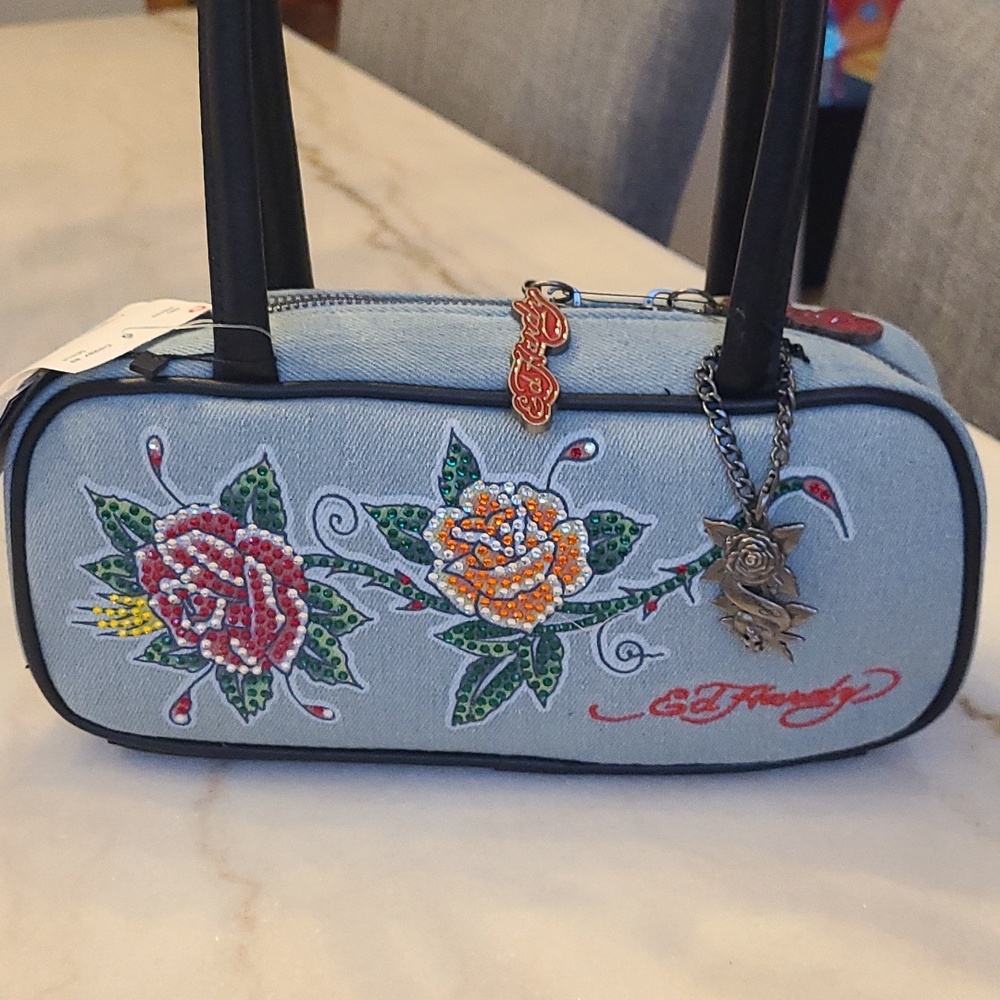 Ed Hardy Denim Handbag